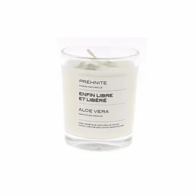 Scent diffusers - FINALLY FREE AND LIBERATED scented candle Stones of Life – Prehnite - LIFE ON VENUS