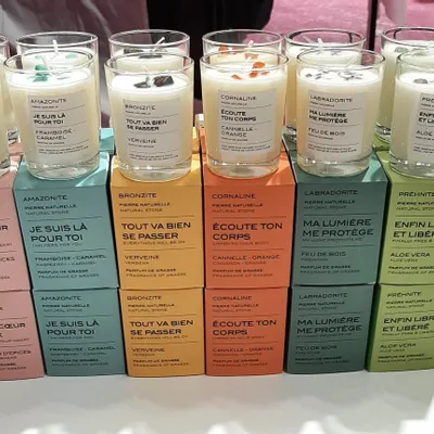 Scent diffusers - SET OF 6 MESSAGE CANDLES 75g - LIFE ON VENUS