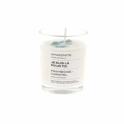 Scent diffusers - I AM HERE FOR YOU scented candle Stones of Life – Amazonite - LIFE ON VENUS