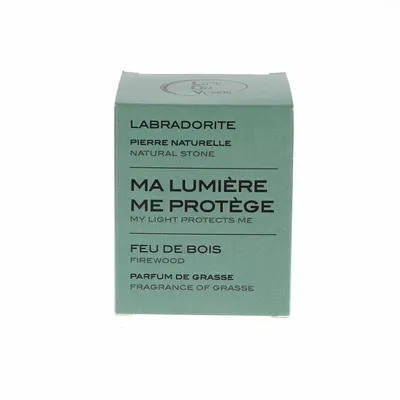 Scent diffusers - MY LIGHT PROTECTS ME scented candle Stones of Life – Labradorite - LIFE ON VENUS