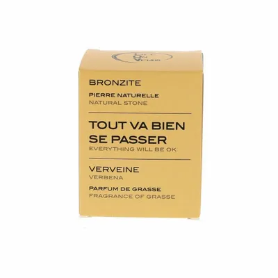 Scent diffusers - EVERYTHING WILL BE FINE scented candle Stones of Life – Bronzite - LIFE ON VENUS
