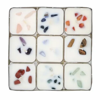 Scent diffusers - 9 MINI LIFESTONE CANDLES SET - LIFE ON VENUS
