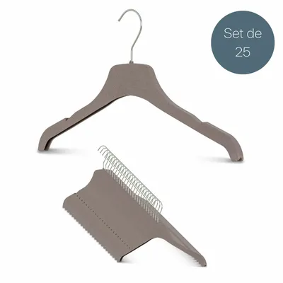 Office furniture and storage - MAWA GREEN HANGER for tops stone grey 42cm pack of 25 - MAWA