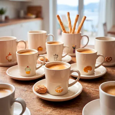 Assiettes au quotidien - Tasses à espresso BRUNETTEA - TRANQUILLO