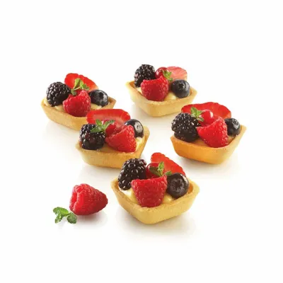 Ustensiles de cuisine - AIR PLUS 17 SQUARE - SET 2 PCS MOULES EN SILICONE N.20 50X50 H 20 MM - SILIKOMART S.R.L.