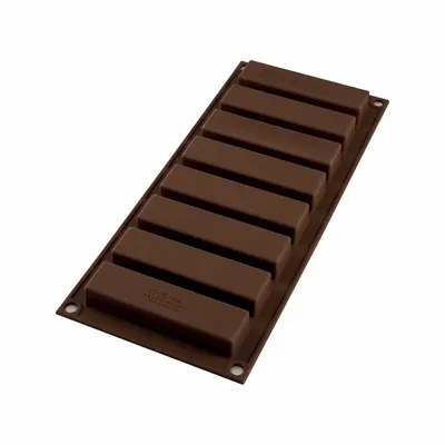 Kitchen utensils - SF184 - SILICONE MOULD N.8 MY SNACK 100X26 H 16 MM - SILIKOMART S.R.L.
