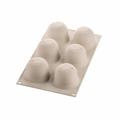Kitchen utensils - ISPIRAZIONI DI FRUTTA - SILICONE MOULD N.6 ALBICOCCA ø62 H 52 MM - SILIKOMART S.R.L.