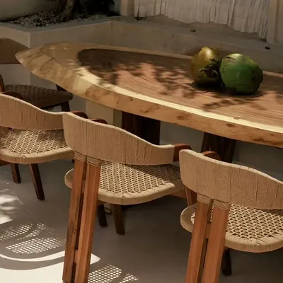 Chaises - Trépied - Naturelle - DESIGN TRIP