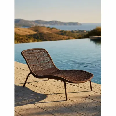 Deck chairs - Transat Evora - Moka - EMPREINTE DU TEMPS