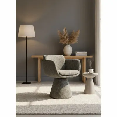 Fauteuils - Fauteuil Pivotant Lexi Kaki - EMPREINTE DU TEMPS