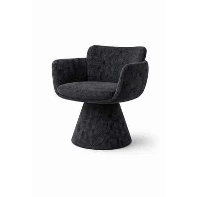 Armchairs - Fauteuil Pivotant Lexi BLACK - EMPREINTE DU TEMPS