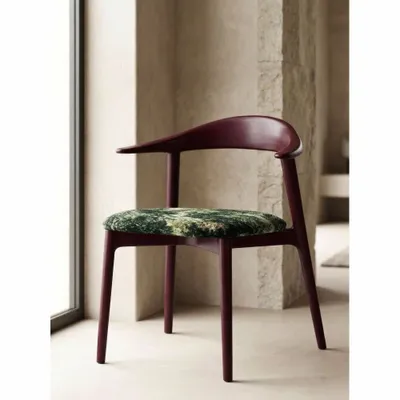Chaises - Chaise TORTUGA rouge grenat - EMPREINTE DU TEMPS