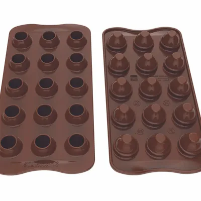 Kitchen utensils - SCG058 3D - SILICONE MOULD CHOCO EGG N.15 ø23 H 30MM - SILIKOMART S.R.L.