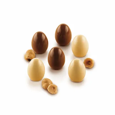 Kitchen utensils - SCG058 3D - SILICONE MOULD CHOCO EGG N.15 ø23 H 30MM - SILIKOMART S.R.L.