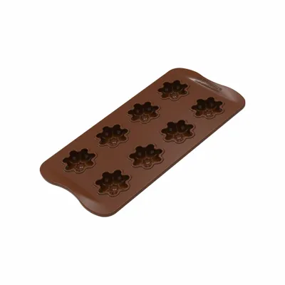 Kitchen utensils - SCG063 CHOCO FLOWER - SILICONE MOULD N.8 ø38 H 12 MM - SILIKOMART S.R.L.
