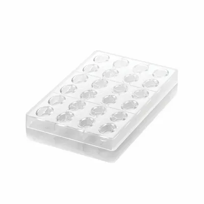Kitchen utensils - CH014 - OVALE 01 - P - TRITAN MOULD N.24 33X23 H 15 MM - SILIKOMART S.R.L.