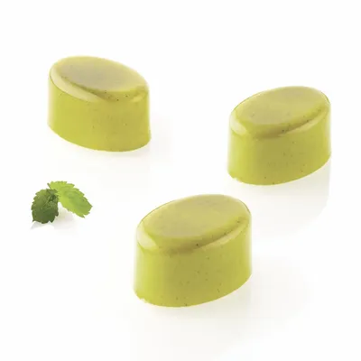 Kitchen utensils - CH014 - OVALE 01 - P - TRITAN MOULD N.24 33X23 H 15 MM - SILIKOMART S.R.L.