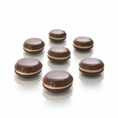 Kitchen utensils - SCG21 CHOCO MACARON - SILICONE MOULD ø26 H 28 MM - SILIKOMART S.R.L.
