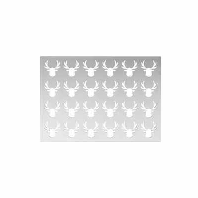 Kitchen utensils - CHABLON RUDOLPH - SET 2 SILICONE MOULDS CHABLON RUDOLPH 40X40 MM - SILIKOMART S.R.L.