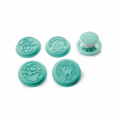 Kitchen utensils - WONDER STAMP - SET 4 SILICONE MOULD ø73 MM - SILIKOMART S.R.L.