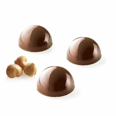 Kitchen utensils - CH013 - SEMISFERA 01 - P - TRITAN MOULD N.24 ø31 H 16 MM - SILIKOMART S.R.L.