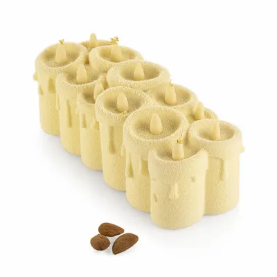 Kitchen utensils - BUCHE LUMIERE - SILICONE MOULDS + PLASTIC BASE + MOULD FOR DECORATION - SILIKOMART S.R.L.