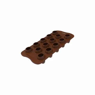 Kitchen utensils - SCG062 SNOWMAN - SILICONE MOULD N.14 ø26 H 35 MM - SILIKOMART S.R.L.