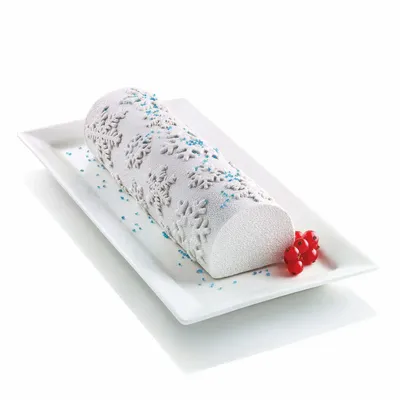 Kitchen utensils - FROZEN BUCHE MAT - SILICONE BAKING SHEET 250X185 H 6 MM - SILIKOMART S.R.L.