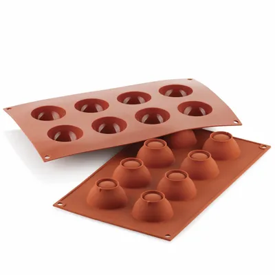 Kitchen utensils - SF 004 HALF-SPHERES - SILICONE MOULD ø50 H 25 MM - SILIKOMART S.R.L.