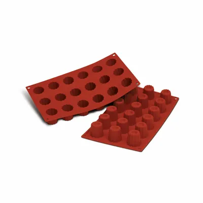 Kitchen utensils - SF 033 MINI CANNELÉ - SILICONE MOULD ø35 H 35 MM - SILIKOMART S.R.L.