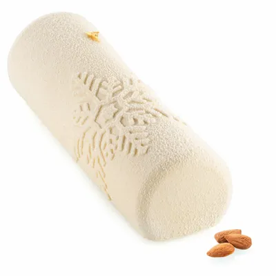 Kitchen utensils - BUCHE SNOWFALL - SILICONE MOULD 81X250 H 58 MM - SILIKOMART S.R.L.