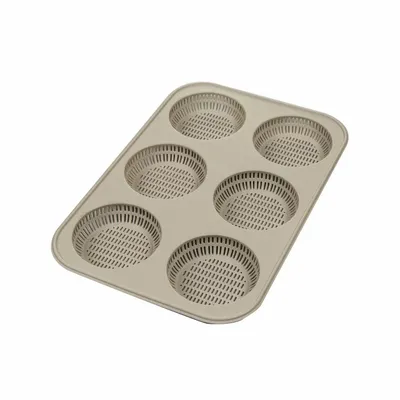 Kitchen utensils - BURGER BREAD - SILICONE MOULD N.6 HAMBURGER ø80 H 20 MM - SILIKOMART S.R.L.