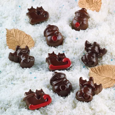 Ustensiles de cuisine - SCG23 CHOCO WINTER - MOULE EN SILICONE 33X27 H 15 MM - SILIKOMART S.R.L.