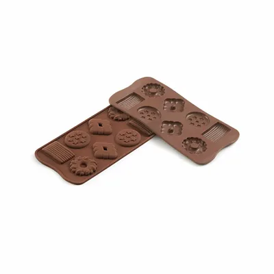 Ustensiles de cuisine - SCG25 CHOCO BISCUIT - MOULE EN SILICONE 49X29 H 6,8 MM - SILIKOMART S.R.L.