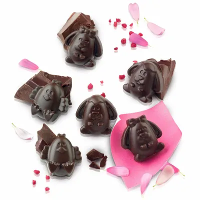 Kitchen utensils - SCG30 EASTER FRIENDS - SILICONE MOULD 34X34 H 18 MM - SILIKOMART S.R.L.