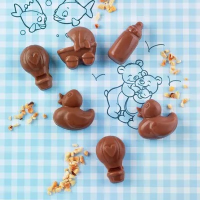 Ustensiles de cuisine - SCG31 CHOCO BABY - MOULE EN SILICONE 35X32 H 15 MM - SILIKOMART S.R.L.