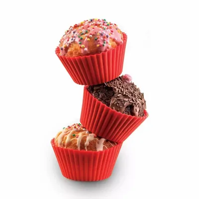 Kitchen utensils - CUP01 - SET 6 ROUND CUPS ø68 H 32 MM - SILIKOMART S.R.L.