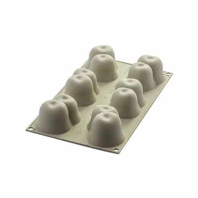 Kitchen utensils - ROSSO CILIEGIA - SILICONE MOULD N.6 ROSSO CILIEGIA 75X50 H 45 MM - SILIKOMART S.R.L.