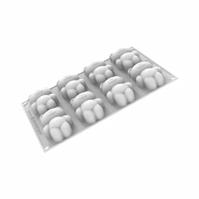 Kitchen utensils - TEDDY BEAR 68 - SILICONE MOULD N.8 79X56 H 27 MM + CUTTER - SILIKOMART S.R.L.