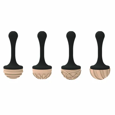 Kitchen utensils - CHOCO STAMP A - 4 STAMPS HANDLE + 4 SILICONE MOULDS ø 31 H 17 MM - SILIKOMART S.R.L.