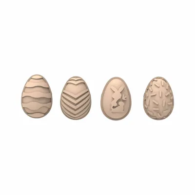 Kitchen utensils - CHOCO STAMP E - 4 STAMPS HANDLE + 4 SILICONE MOULDS 42x30 H 17 MM - SILIKOMART S.R.L.