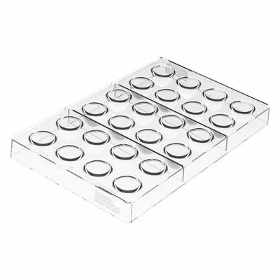 Kitchen utensils - KIT DOME 01 - CH030 TRITAN MOULD ø26 H 23 MM + ICH030 SILICONE MOULD N.24 ø18 - SILIKOMART S.R.L.