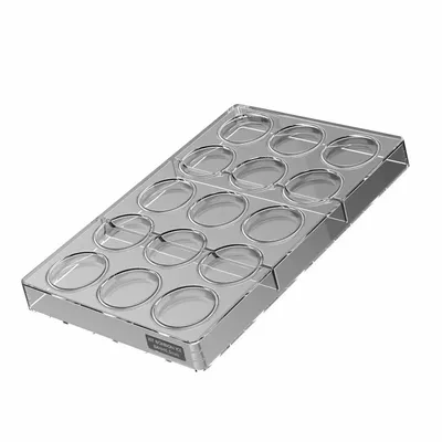 Ustensiles de cuisine - KIT BONBON ICE - CH050 TRITAN MOULE N.15 ø44 H 6 MM + SF440 MOULE EN SILICONE N.15 - SILIKOMART S.R.L.