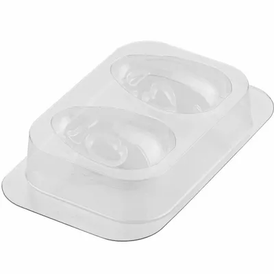 Kitchen utensils - SMILING EGGS - KIT 2 THERMOFORMED MOULDS FOR CHOCOLATE 82X77 H 107 MM - SILIKOMART S.R.L.