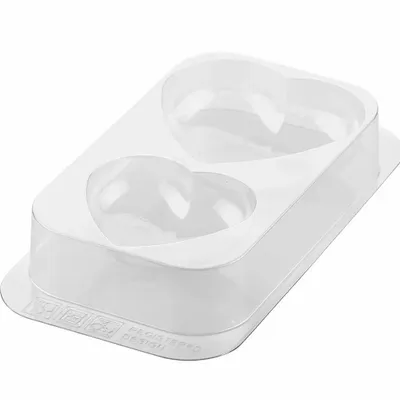 Kitchen utensils - SECRET LOVE - KIT 2 THERMOFORMED MOULDS FOR CHOCOLATE 123X115H44MM + 93X99H36MM - SILIKOMART S.R.L.