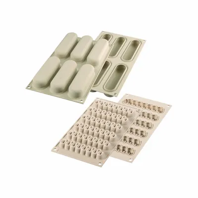 Kitchen utensils - KIT POP ECLAIR - SET 2 SILICONE MOULD 130X38 H 40 MM - SILIKOMART S.R.L.