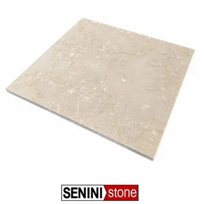 Verandas - Patinato Brushed Botticino Marble - Interior Floor Tile 30x30x1 cm - SENINI STONE  -NATURAL STONE MADE IN ITALY-