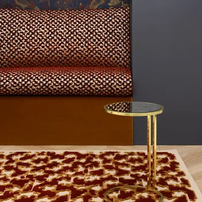 Tables for hotels - Julia Round Side Table, Antique mirror top, Polished Brass legs - DUISTT