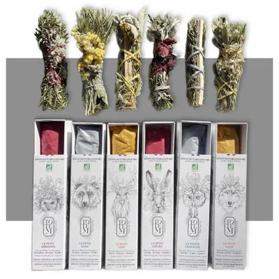 Diffuseurs de parfums - Collection des 6 petits Bâtons de fumigation - TOTEM NATURE