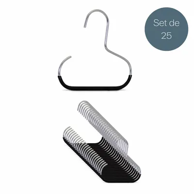 Mobilier et rangements pour bureau - MAWA accessoire cintre métal noir 15cm par 25 - MAWA